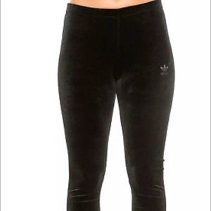 Adidas velvet black legging